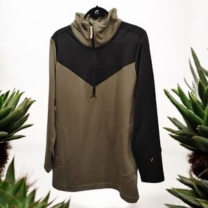 Indyeva Toga Two-Tone High Neck Pullover